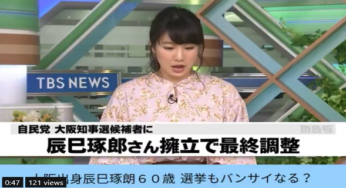 辰巳琢郎徹底調査！奥さん娘の顔画像？女性関係は？W選挙にネットの声は？